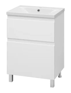 Напольная тумба под раковину Misty Лаки 60 см П-Лак-01060-0112Я белый